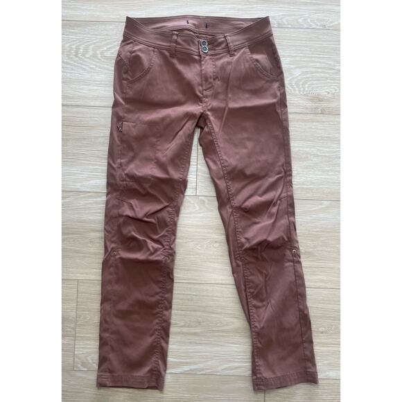 PrAna Pants Men's Brown Sepia Medium Straight Outdoor Performance Stretch Conver - Picture 2 of 16